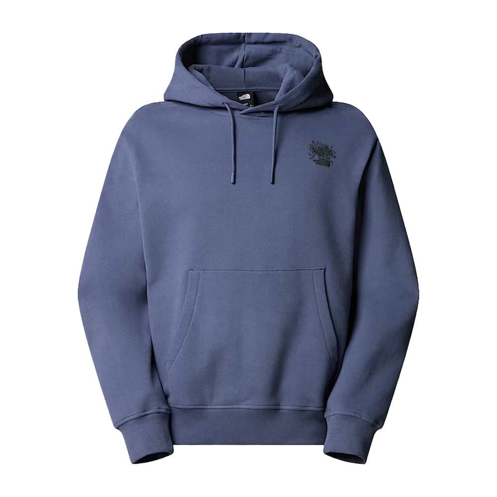 THE NORTH FACE Powder Days Relaxed Hoodie Sweatshirt Unisex Φούτερ Με Κουκούλα - Μπλε