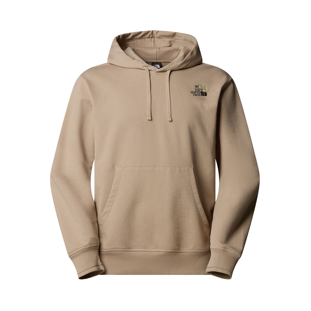 THE NORTH FACE Flower Dome Relaxed Hoodie Sweatshirt Unisex Φούτερ Με Κουκούλα - Καφέ