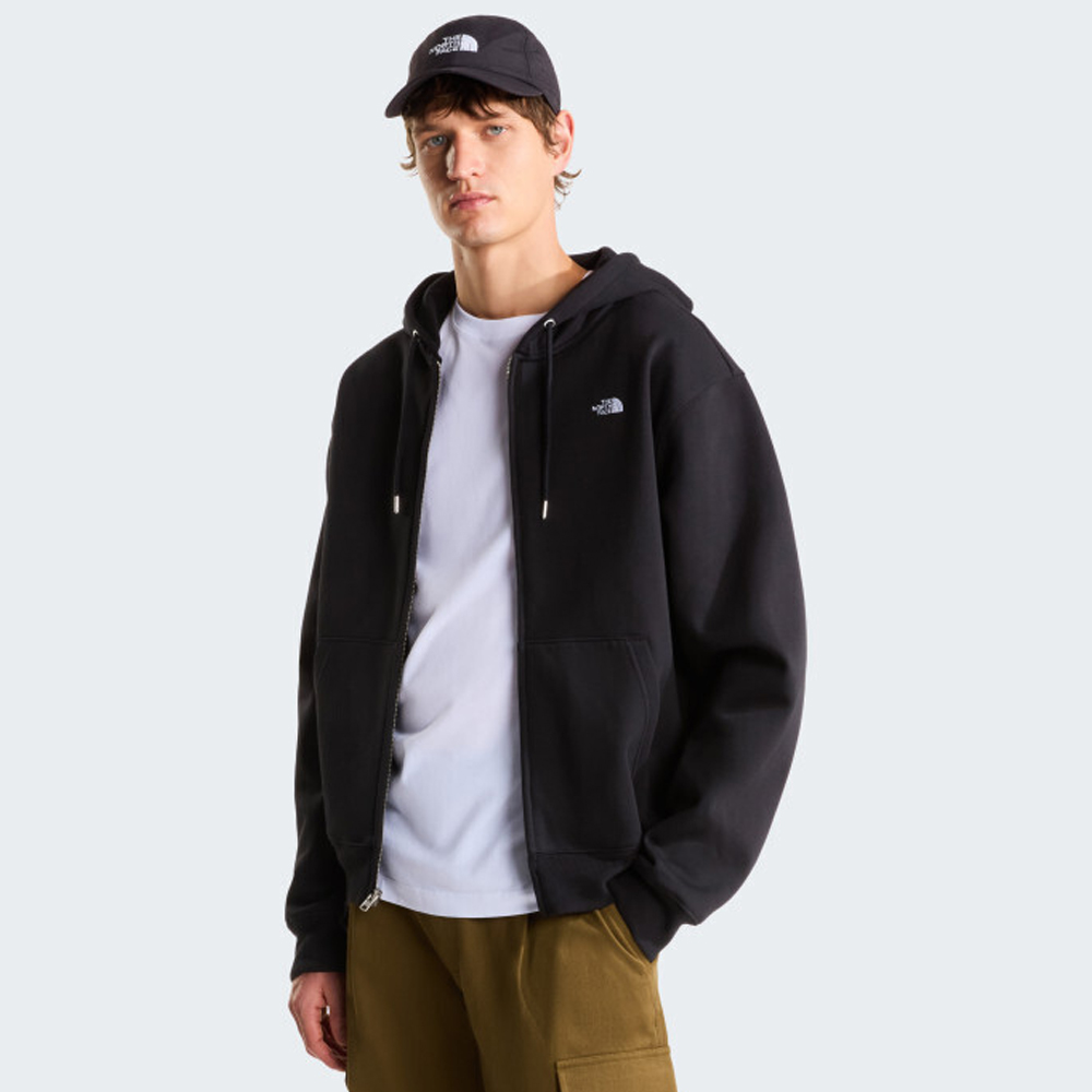 THE NORTHFACE Essential Simple Dome Relaxed Full-Zip Hooded Ανδρική Ζακέτα με κουκούλα - 3