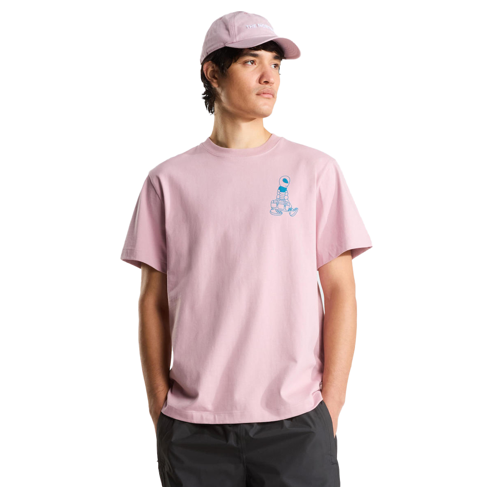 THE NORTHFACE Alien Relaxed T-Shirt Ανδρικό T-Shirt - Ροζ
