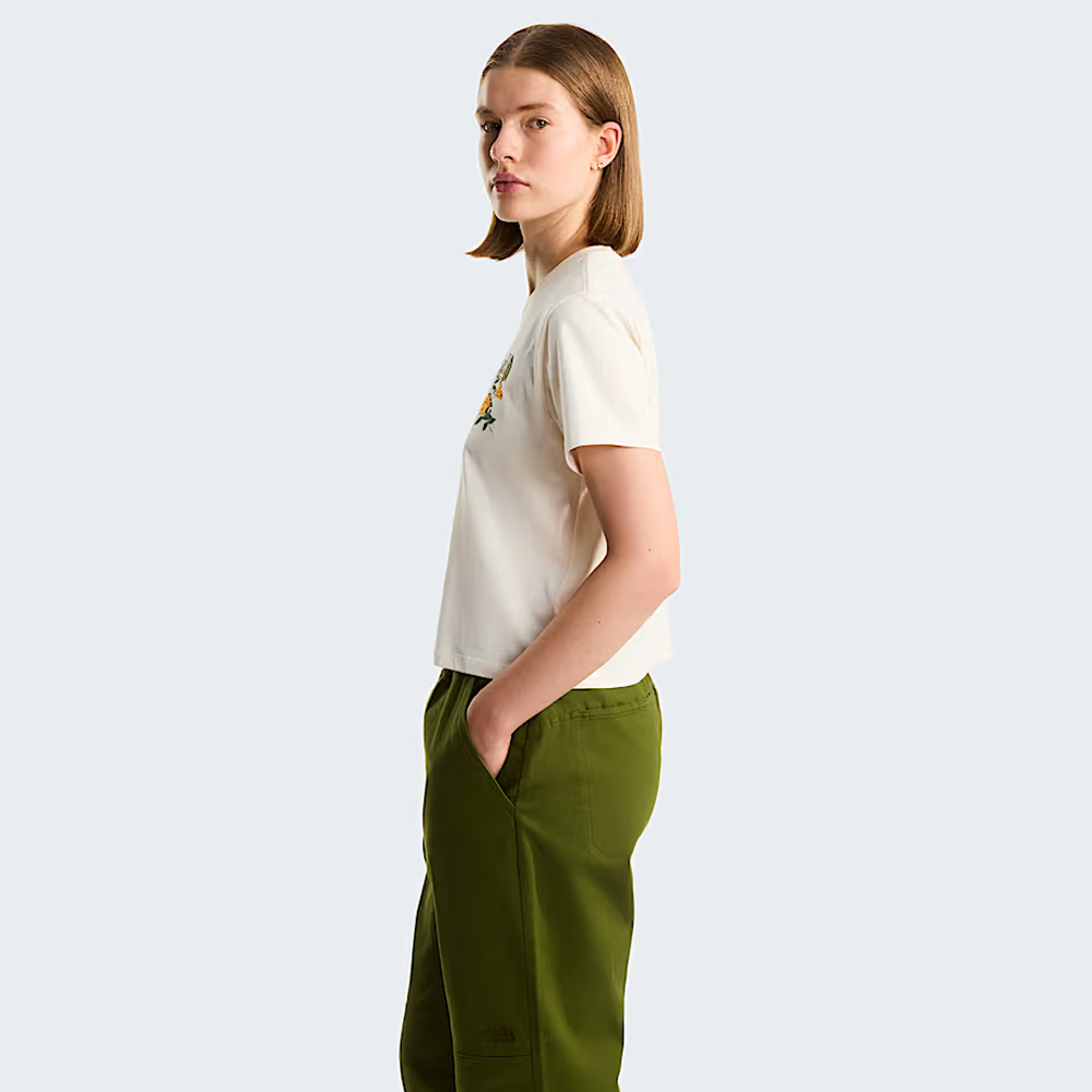 THE NORTHFACE Flora Embroidered Regular Graphic Tee Γυναικείο T-Shirt - 3