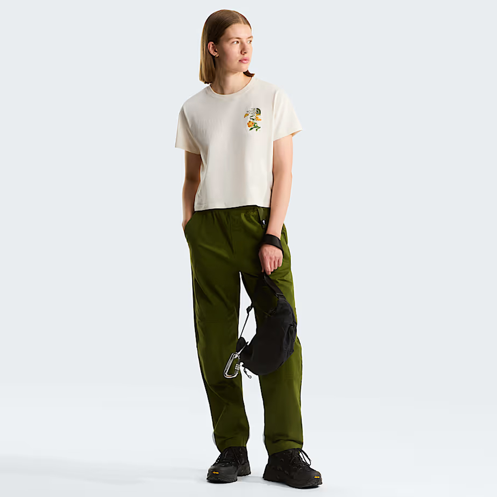 THE NORTHFACE Flora Embroidered Regular Graphic Tee Γυναικείο T-Shirt - 4
