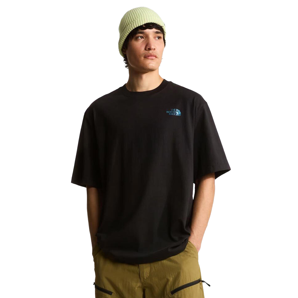 THE NORTHFACE Liquid Box NSE Oversized T-Shirt Ανδρικό T-Shirt - Μαύρο