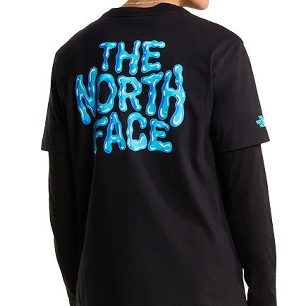 THE NORTHFACE Drip Logo Relaxed Graphic T-Shirt Ανδρικό T-Shirt - 4