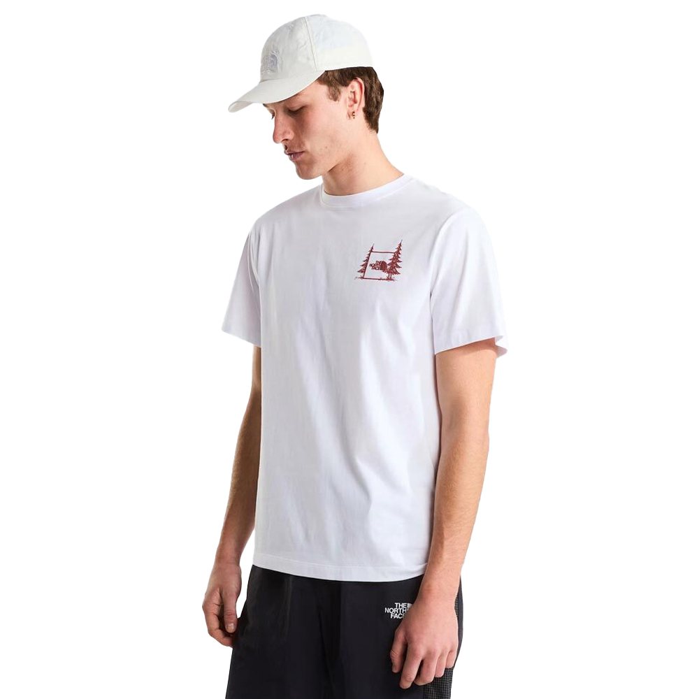 THE NORTHFACE Camping Relaxed Short T-Shirt Ανδρικό T-Shirt - Λευκό