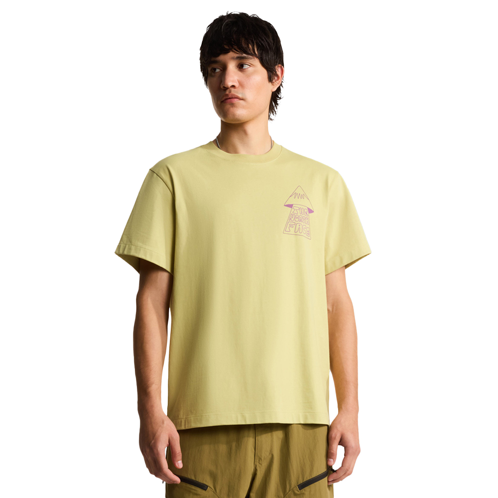 THE NORTHFACE Mountain Play Relaxed T-Shirt Ανδρικό T-Shirt - Κίτρινο