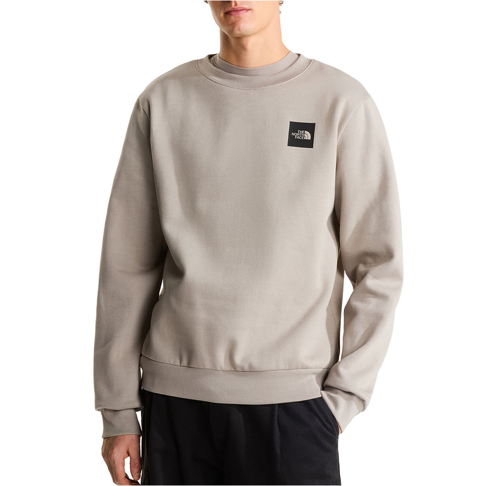 THE NORTHFACE Box Hoodie Regular Crew Hoodie Ανδρικό Φούτερ  - Μπεζ