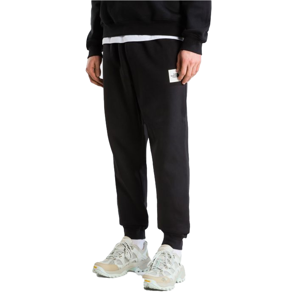THE NORTHFACE Evolution Box Half Dome Regular Tapered Joggers Ανδρικό Παντελόνι Φόρμας - Μαύρο