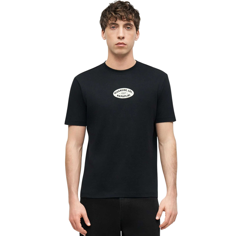 NAPAPIJRI S-Flint Ανδρικό T-Shirt - Μαύρο