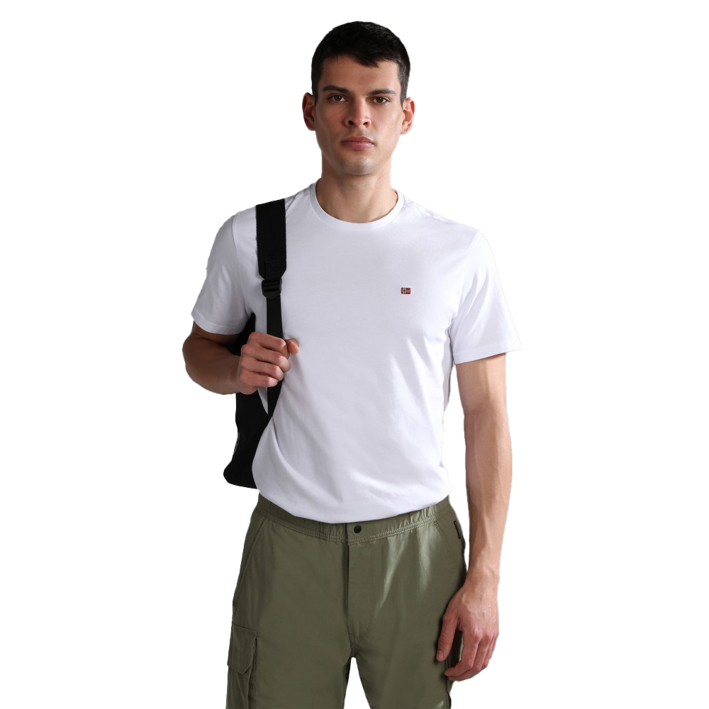 NAPAPIJRI Salis Short Sleeve Sum Ανδρικό T-Shirt - Λευκό