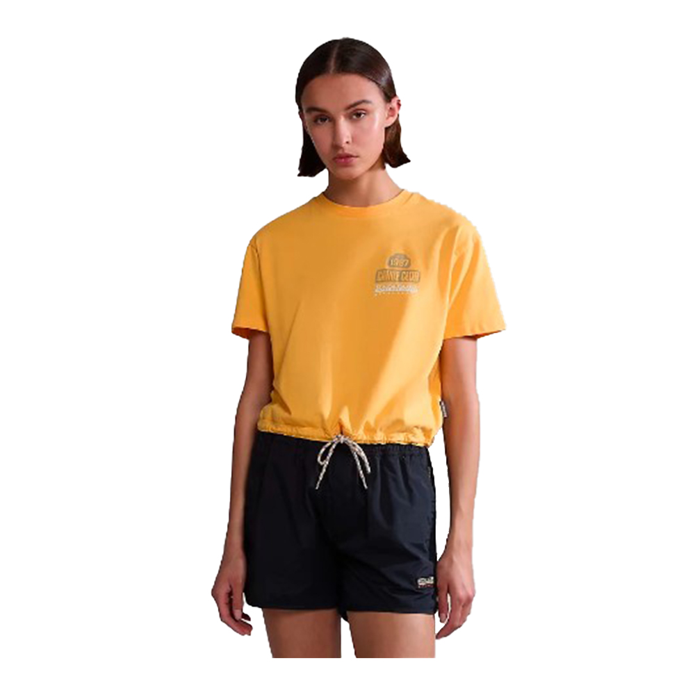 NAPAPIJRI Howard Short Sleeve Γυναικείο T-Shirt - Πορτοκαλί