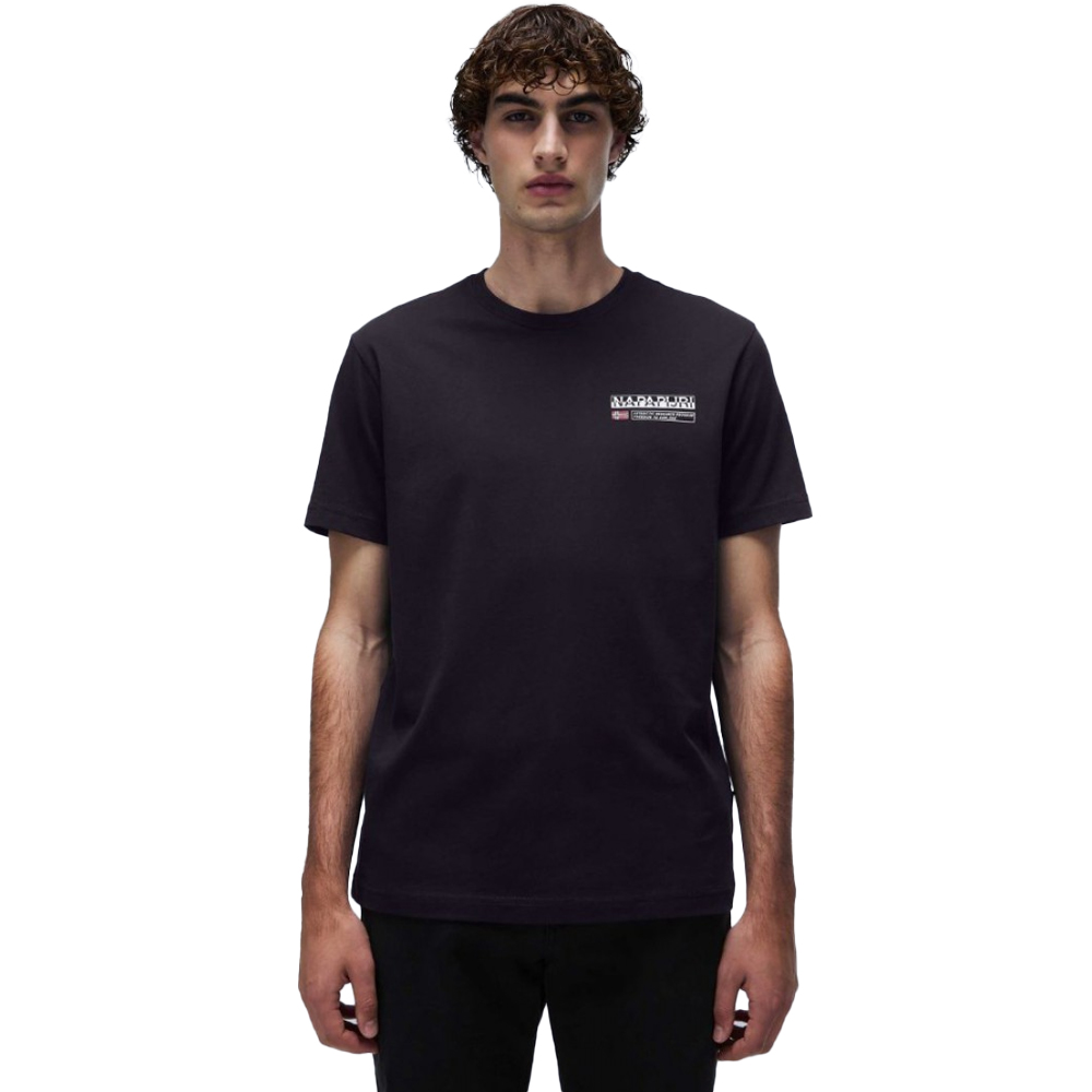 NAPAPIJRI S-Kasba Ανδρικό T-Shirt  - Μαύρο