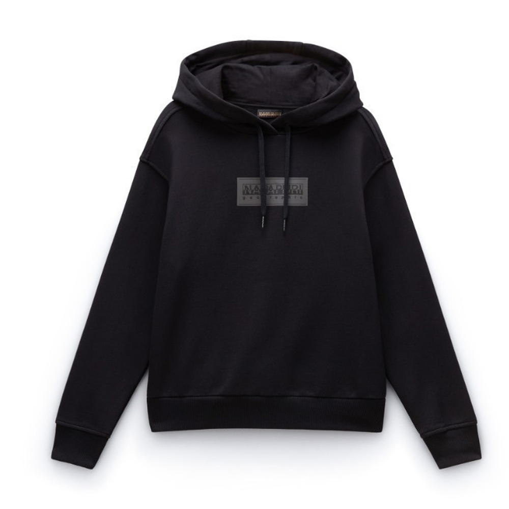 NAPAPIJRI B-Box Logo Hoodie Γυναικείο Φούτερ με κουκούλα - Μαύρο