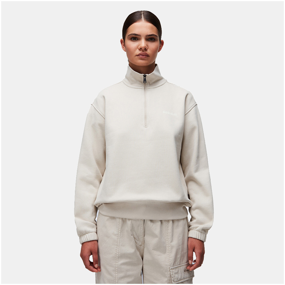 NAPAPIJRI B-Bise HalfZip Sweatshirt W Γυναικείο Φούτερ - Μπεζ