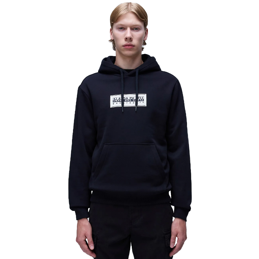 NAPAPIJRI B-Box Logo Hoodie Ανδρικό Φούτερ - Μαύρο