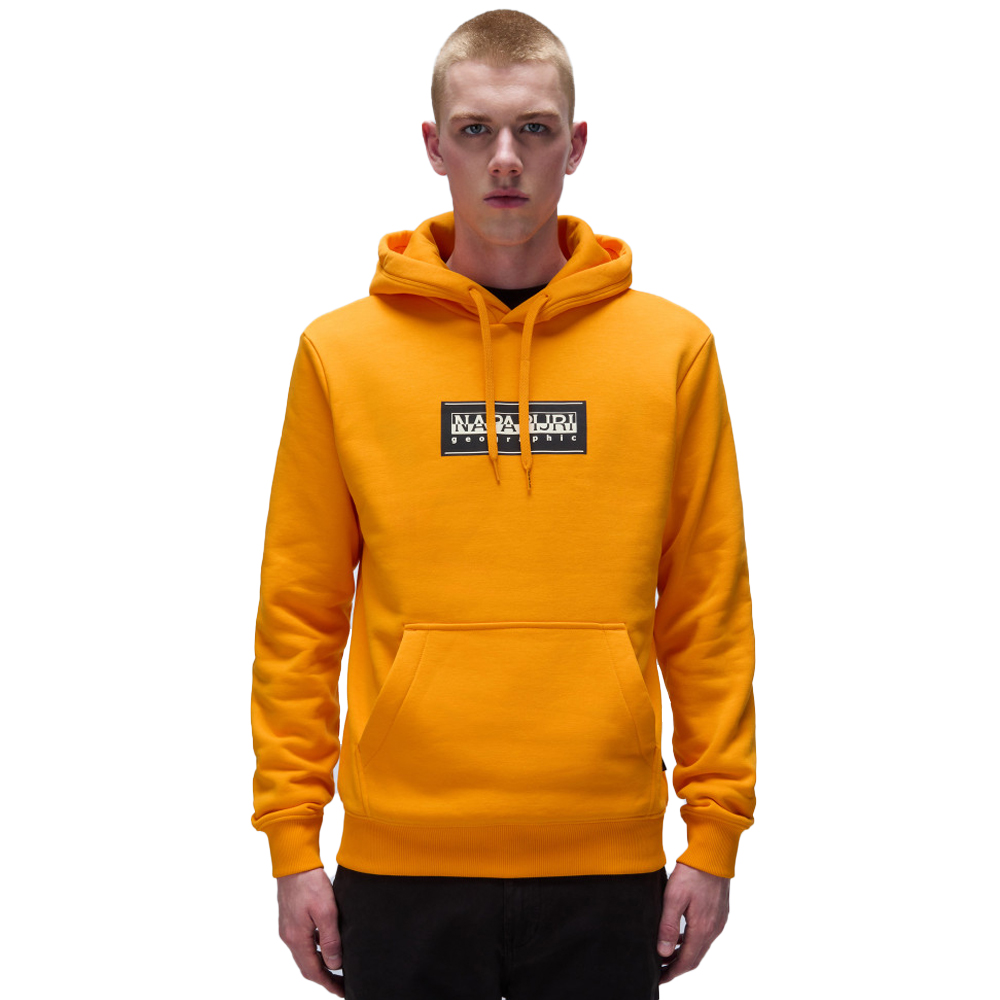 NAPAPIJRI B-Box Logo Hoodie Ανδρικό Φούτερ - Πορτοκαλί