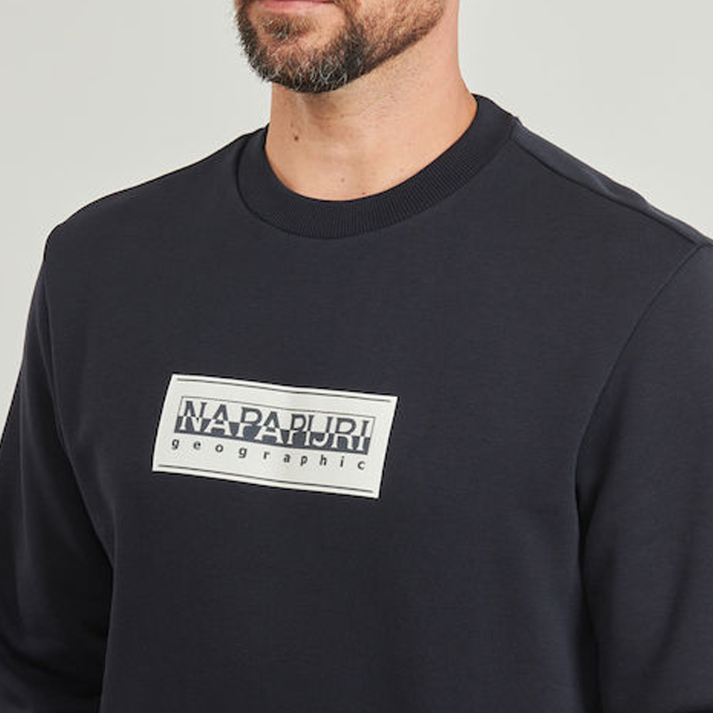 NAPAPIJRI B-Box Logo Crew Neck Sweatshirt Ανδρικό Φούτερ χωρίς κουκούλα - 4