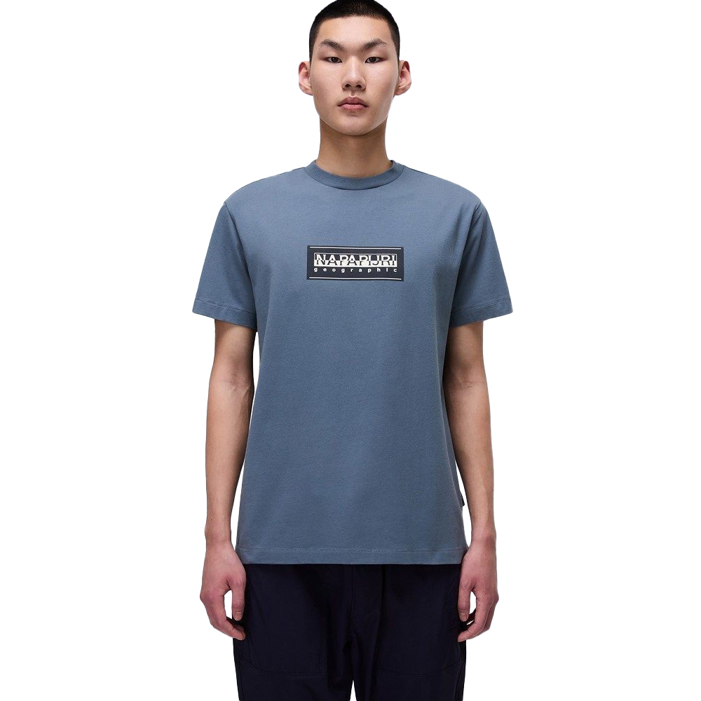 NAPAPIJRI S-Box Logo Shortsleeve Tee Ανδρικό T-Shirt - 1