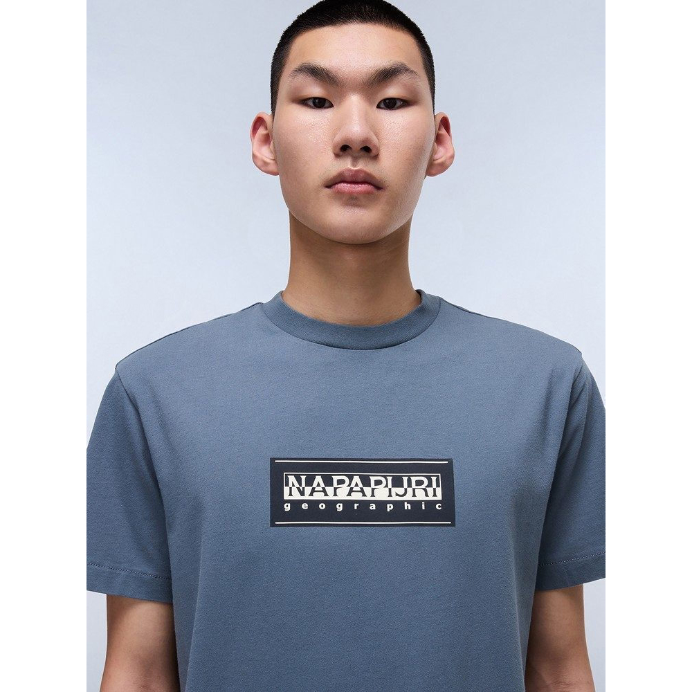 NAPAPIJRI S-Box Logo Shortsleeve Tee Ανδρικό T-Shirt - 3