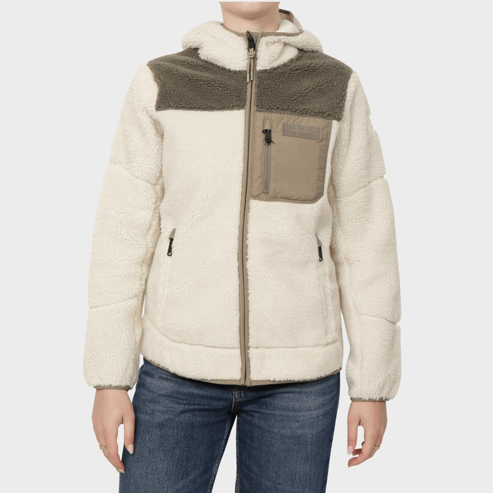 NAPAPIJRI Yupik Fleece Hoodie Γυναικεία Fleece Ζακέτα με  κουκούλα - 3