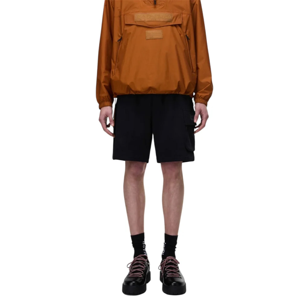 NAPAPIJRI N-Box Logo Cargo Ανδρική Βερμούδα - Μαύρο