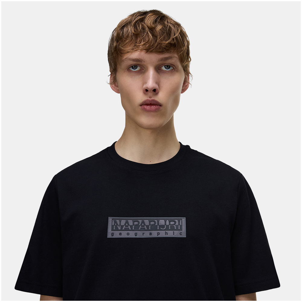 NAPAPIJRI S-Box Logo Ανδρικό T-Shirt - 3