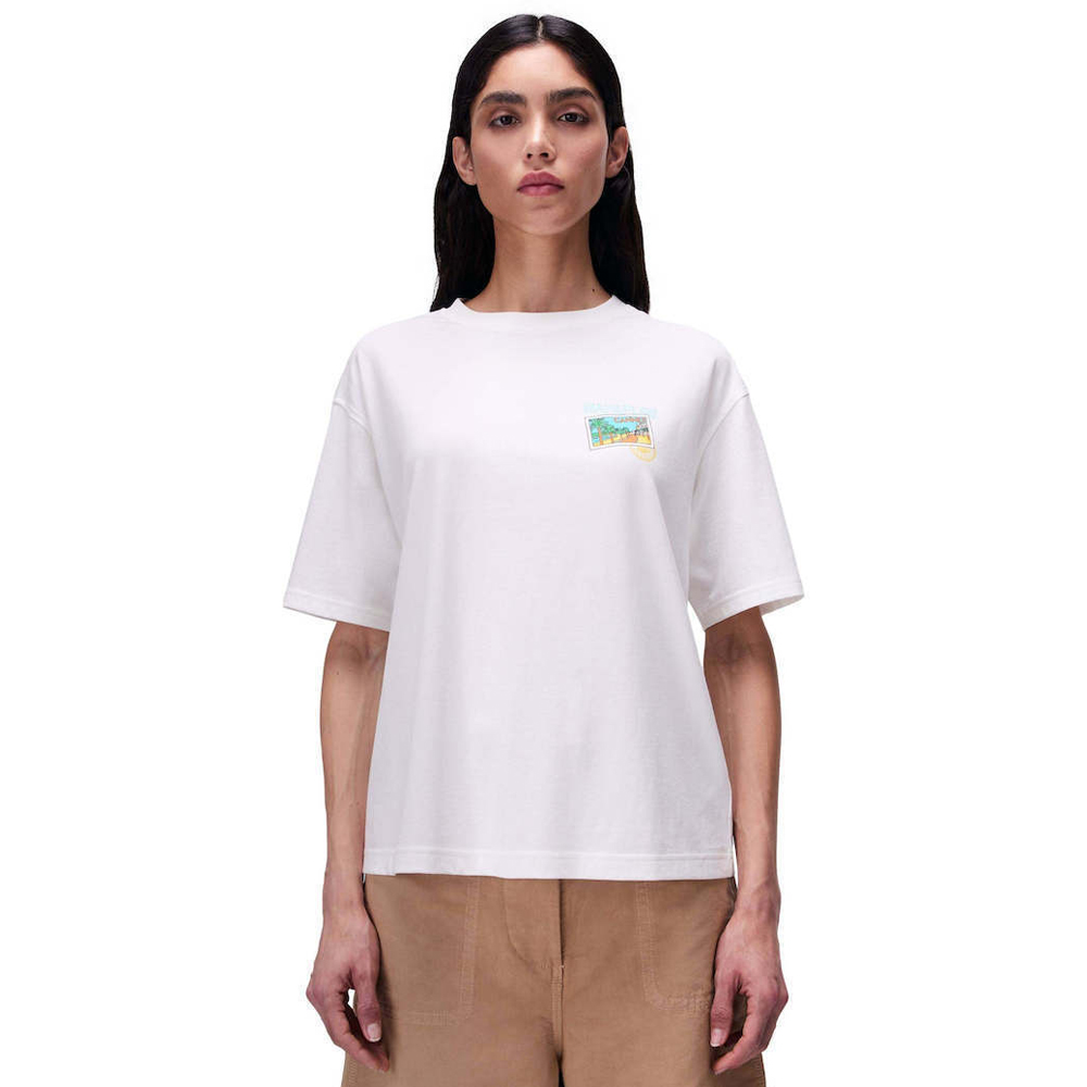 NAPAPIJRI Nice Tee Γυναικείο T-Shirt  - Λευκό