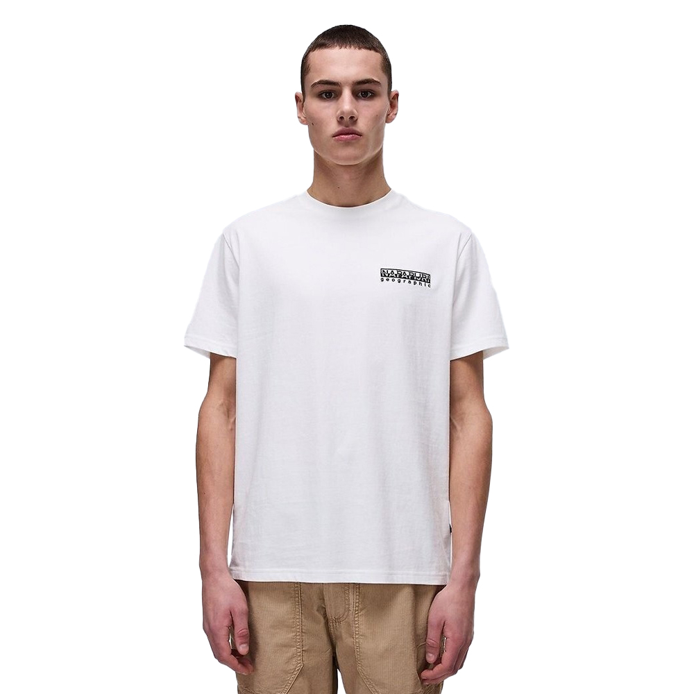 NAPAPIJRI S-Vignoni Back Ανδρικό T-Shirt  - Λευκό