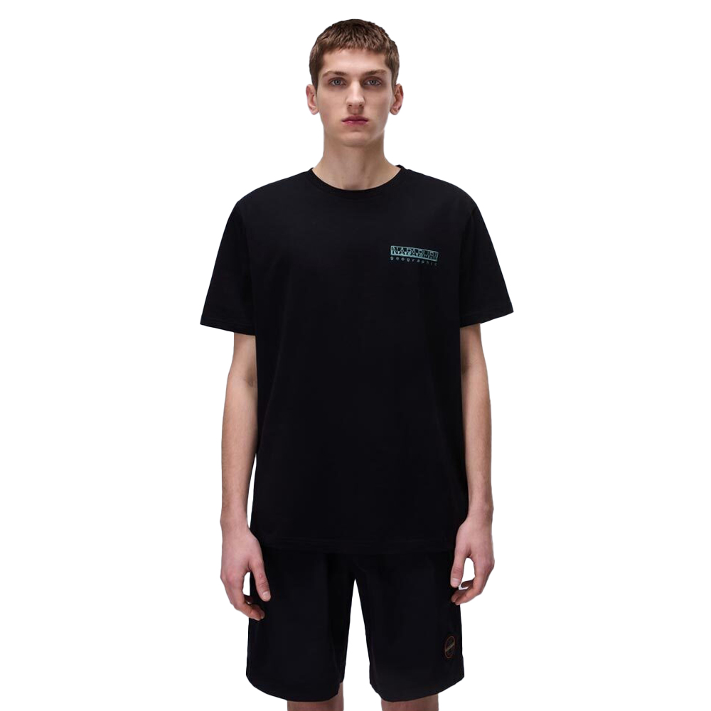 NAPAPIJRI S-Vignoni Back Ανδρικό T-Shirt  - Μαύρο