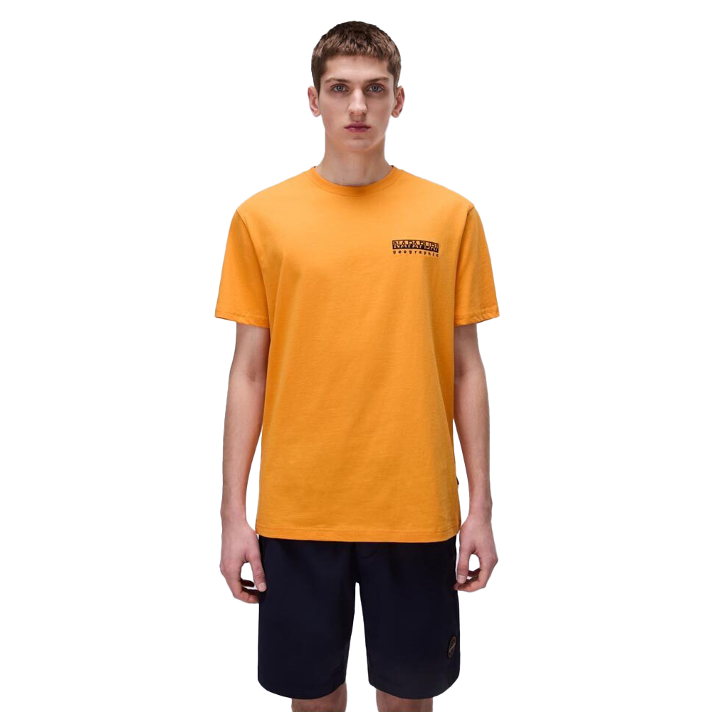 NAPAPIJRI S-Vignoni Back Ανδρικό T-Shirt  - Πορτοκαλί