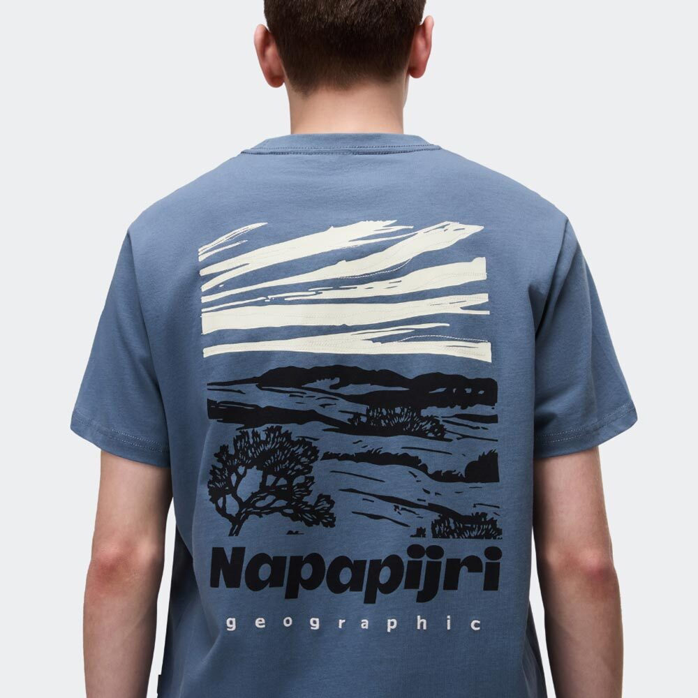 NAPAPIJRI S-Vignoni Back Ανδρικό T-Shirt  - 3