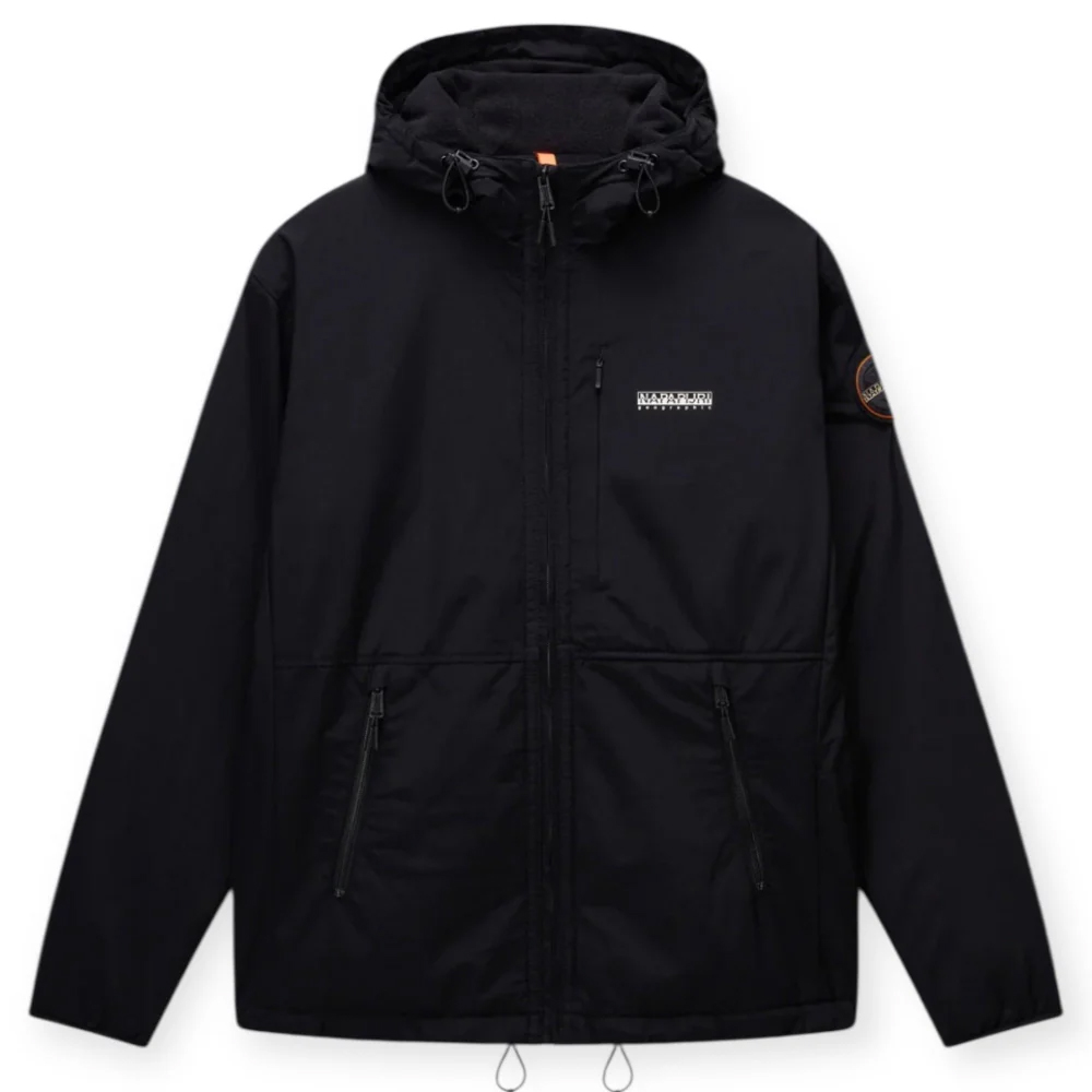 NAPAPIJRI A- Tundra Winter Ανδρικό Μπουφάν με κουκούλα - Μαύρο
