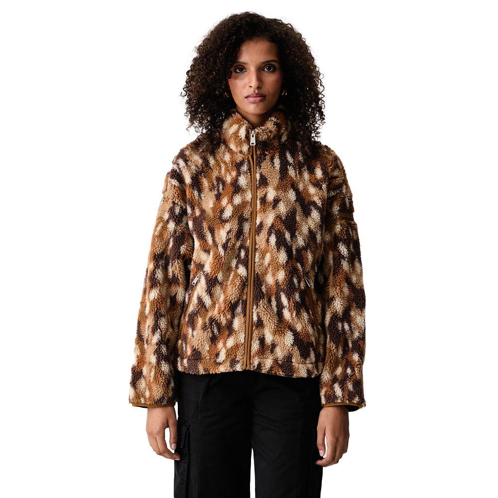 NAPAPIJRI T- Shima Γυναικεία Fleece Ζακέτα  - Καφέ