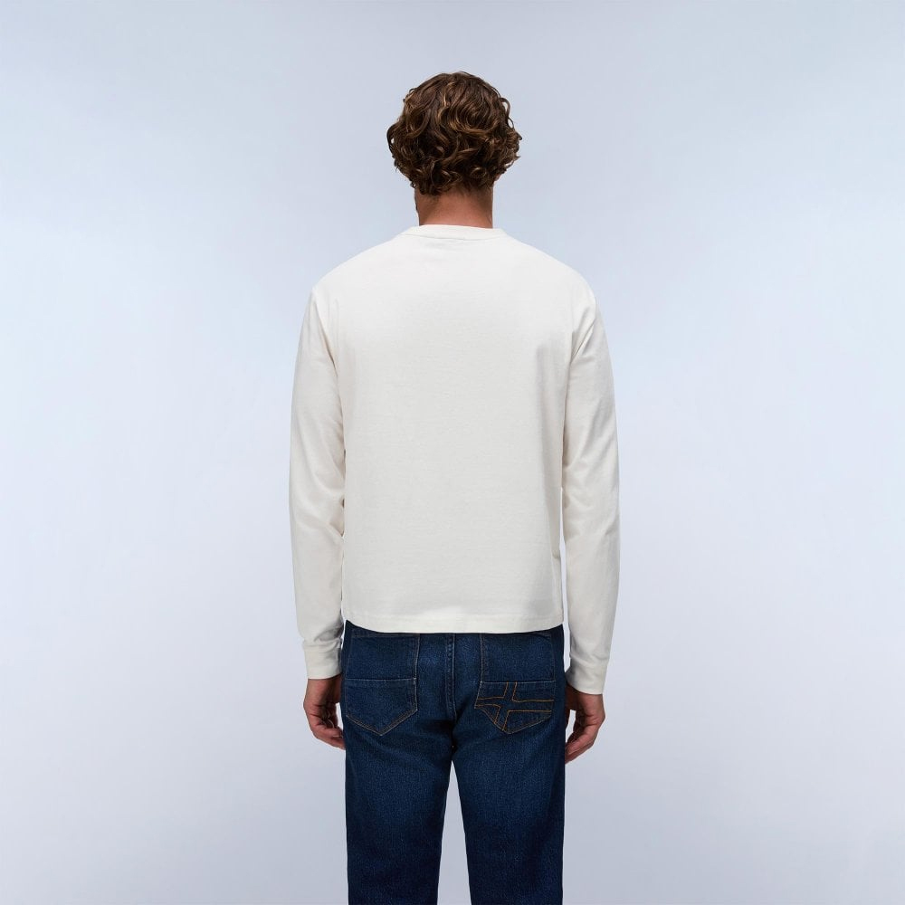 NAPAPIJRI S-Box Logo Long Sleeve Ανδρική Μακρυμάνικη Μπλούζα - 2