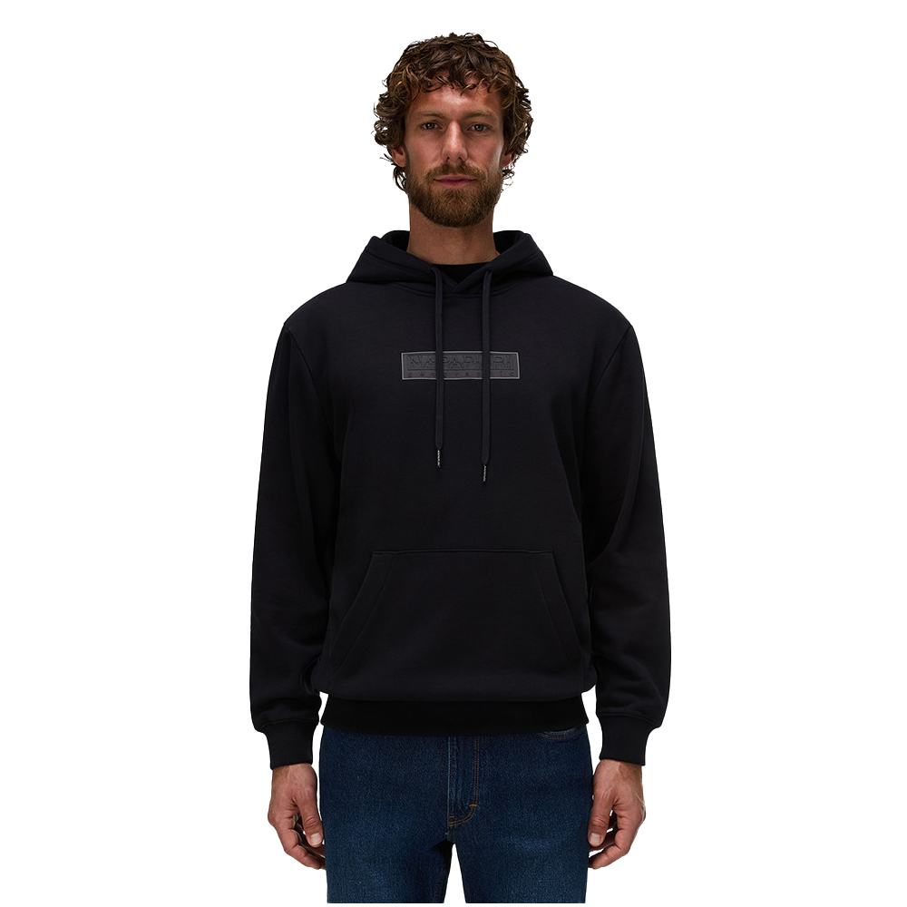 NAPAPIJRI B-Box Logo Hoodie Ανδρικό Φούτερ με κουκούλα - Μαύρο