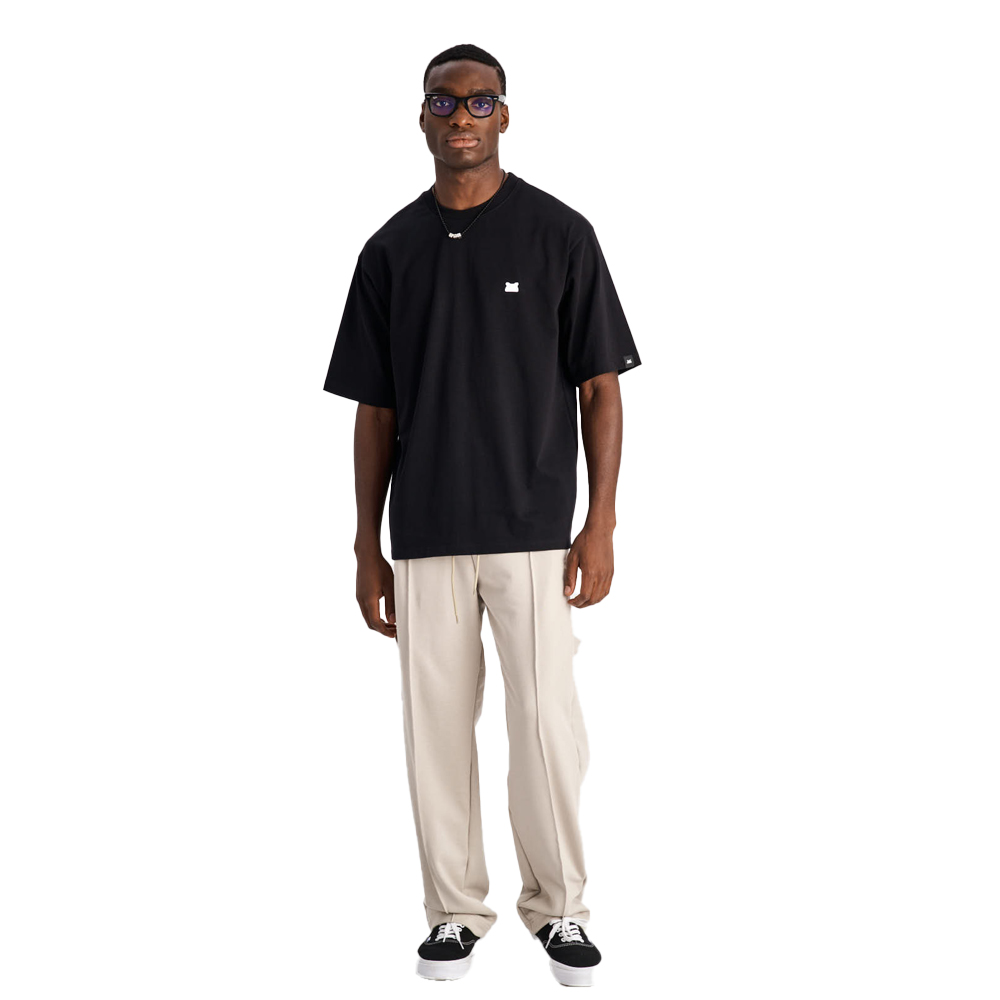 OWL Oversized Heavy Tee Ανδρική Μπλούζα - Μαύρο