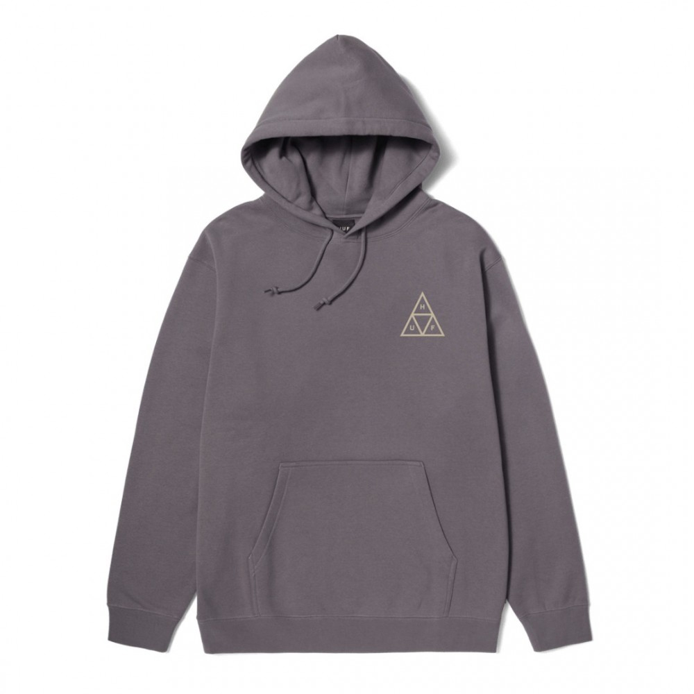 HUF Set Triple Triangle Pullover Hoodie Unisex Φούτερ με κουκούλα - Μωβ