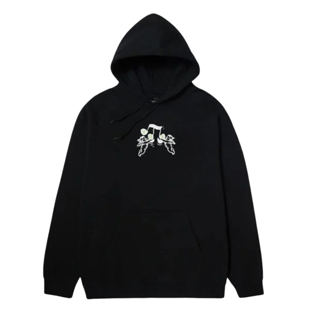 HUF Song Pullover Hoodie Unisex Φούτερ Με Κουκούλα  - Μαύρο