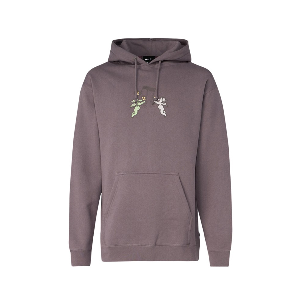 HUF Song Pullover Hoodie Unisex Φούτερ Με Κουκούλα  - Μωβ