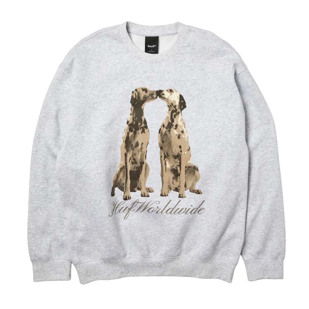 HUF Dogged Crew Unisex Φούτερ - Γκρι