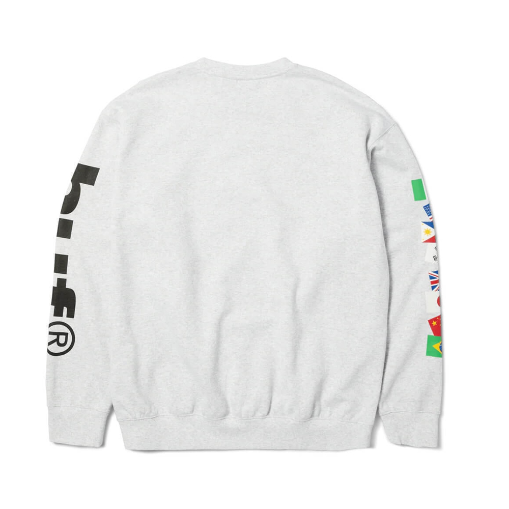 HUF Worldwide Tour Crewneck Unisex Φούτερ - 2