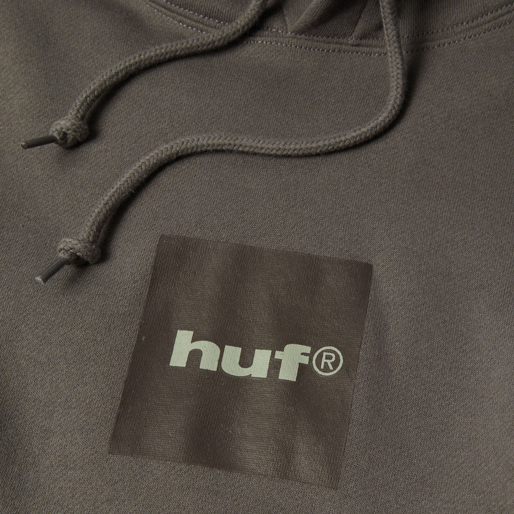 HUF Box Logo Pullover Hoodie Unisex Φούτερ με κουκούλα - 3
