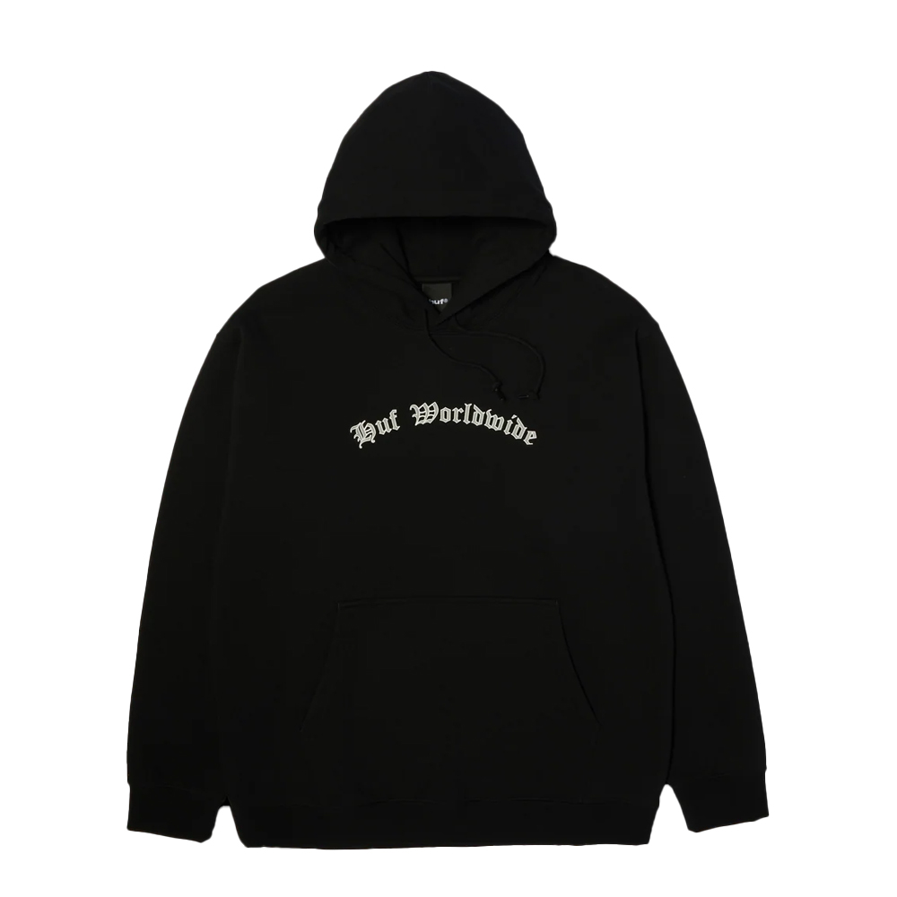 HUF  Olympia Pullover Hoodie Unisex Φούτερ με κουκούλα - Μαύρο