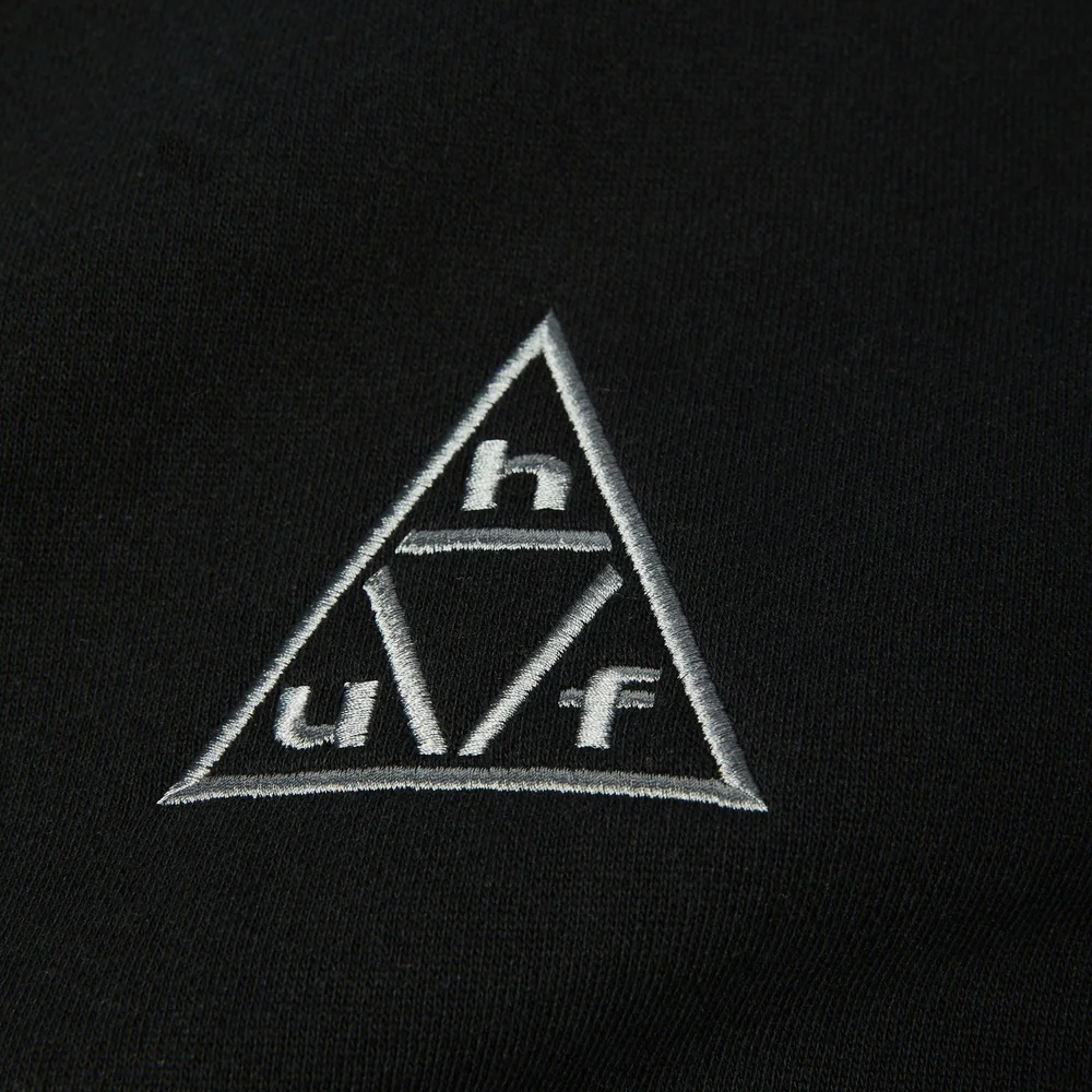 HUF Triple Triangle Embroidered Crewneck Sweatshirt  Unisex Φούτερ - 3