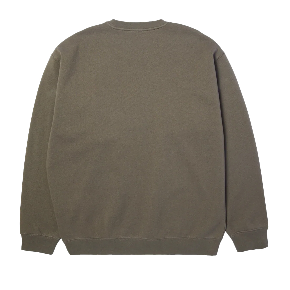 HUF Triple Triangle Embroidered Crewneck Sweatshirt  Unisex Φούτερ - 2