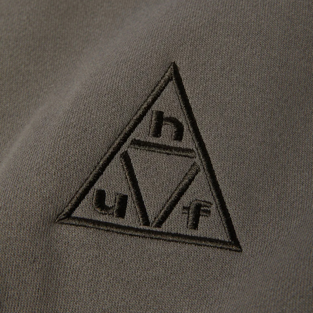 HUF Triple Triangle Embroidered Crewneck Sweatshirt  Unisex Φούτερ - 3
