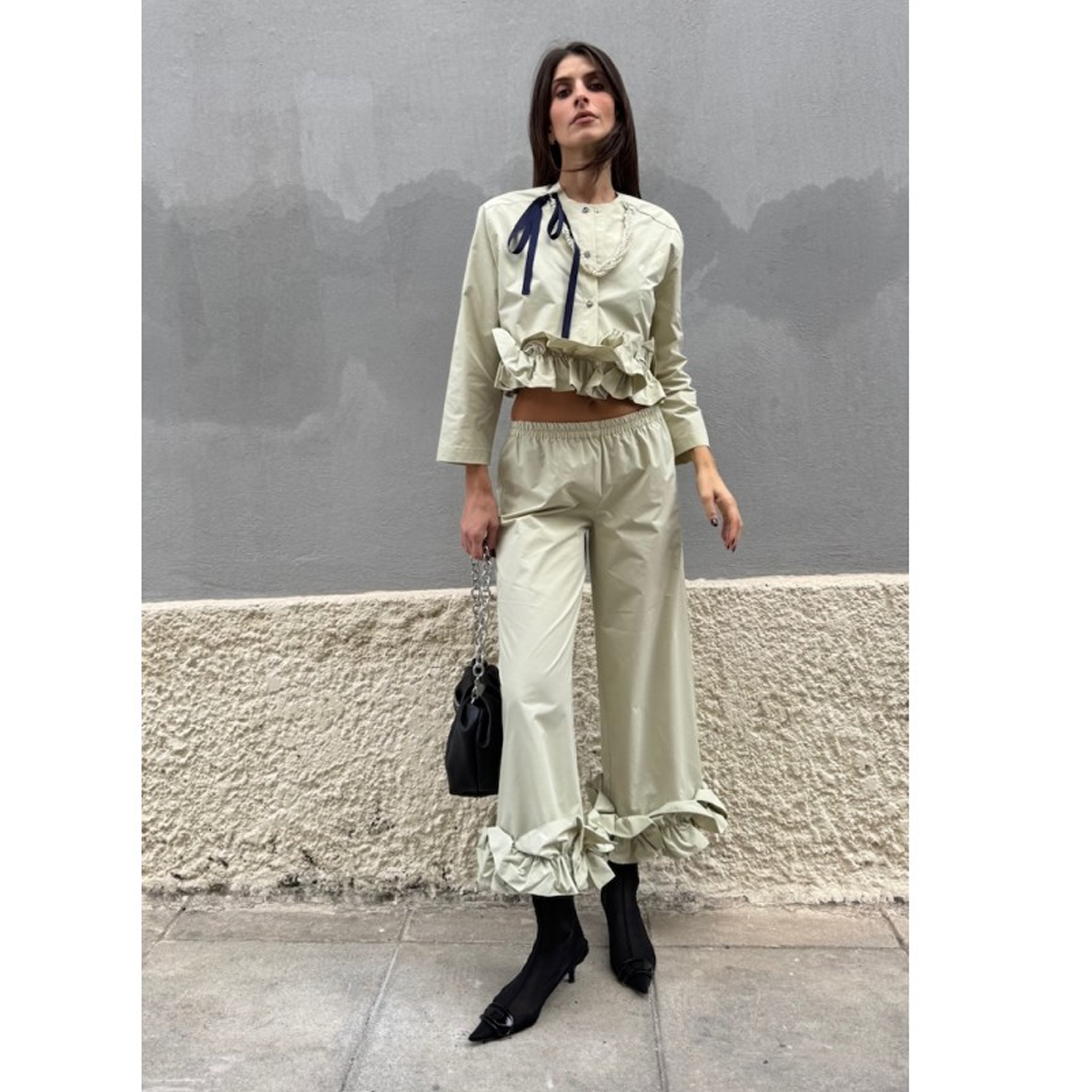 MILKWHITE Pants Γυναικείο Παντελόνι  - 2