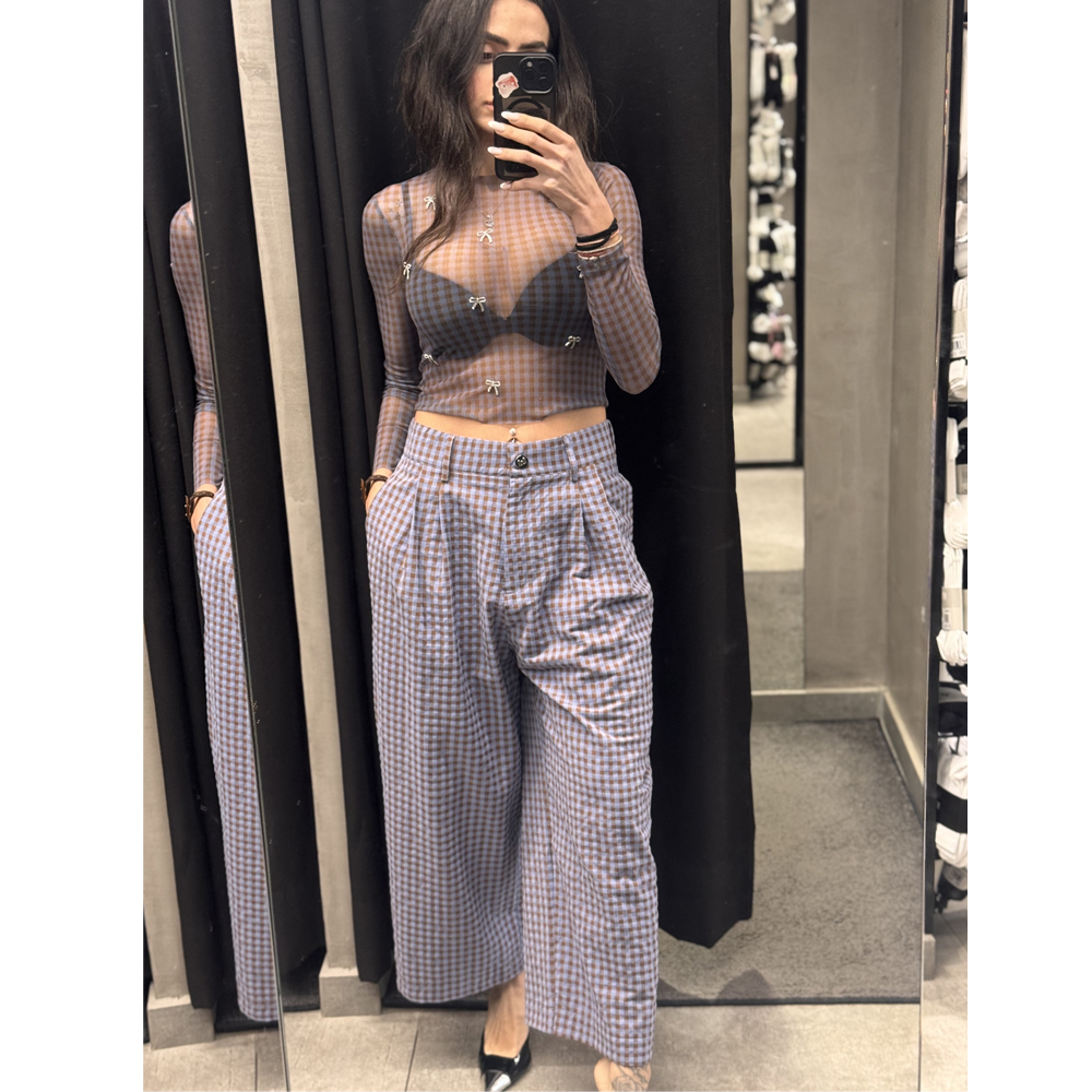 MILKWHITE Pants Γυναικείο Παντελόνι - Μπλε