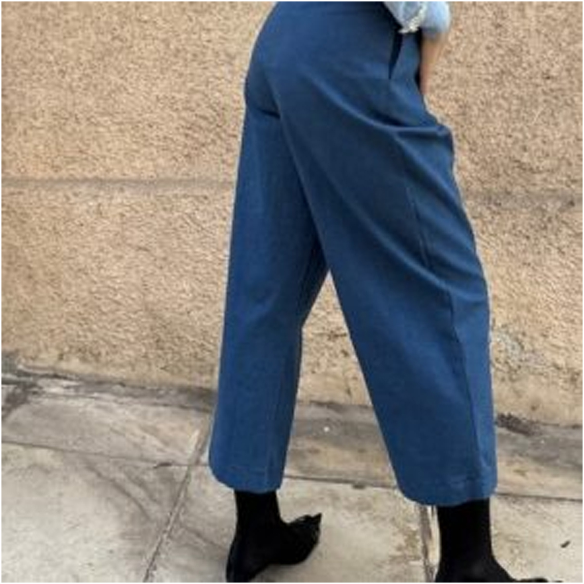 MILKWHITE Denim Cropped pants Γυναικείο Τζιν Παντελόνι - 3