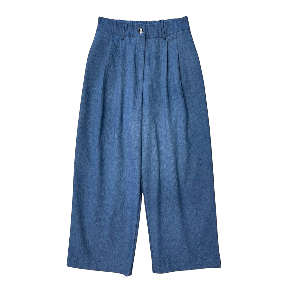 MILKWHITE Denim Cropped pants Γυναικείο Τζιν Παντελόνι - Μπλε